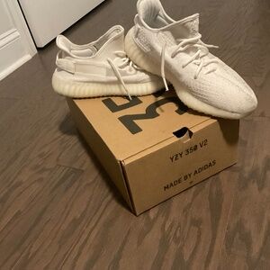 Yeezy boost 350 color (BONE) ( worn 3 times )